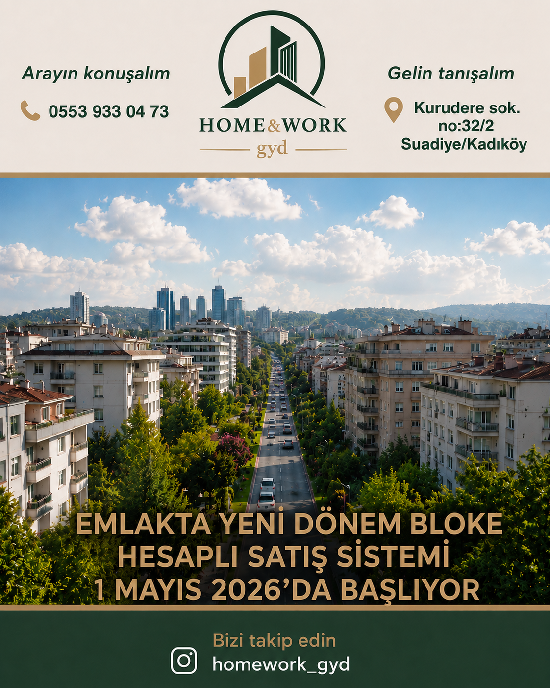 EMLAKTA YENİ DÖNEM BLOKE HESAPLI SATIŞ SİSTEMİ 1 MAYIS 2026'DA BAŞLIYOR